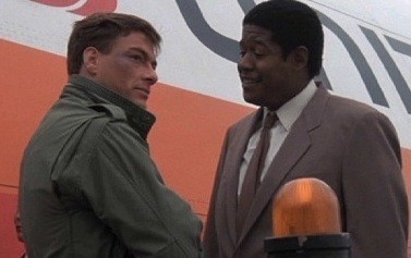 Actor Forest Whitaker talking to Frank Dux.