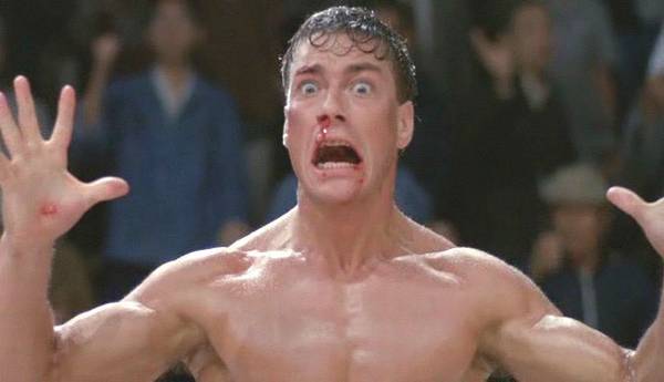 Frank Dux is blind and over.