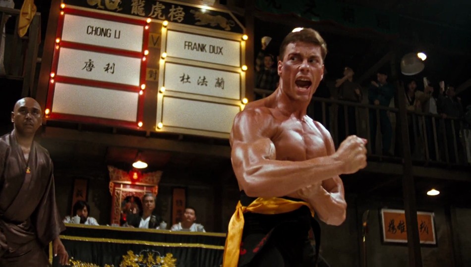 Frank Dux in the heat of battle.