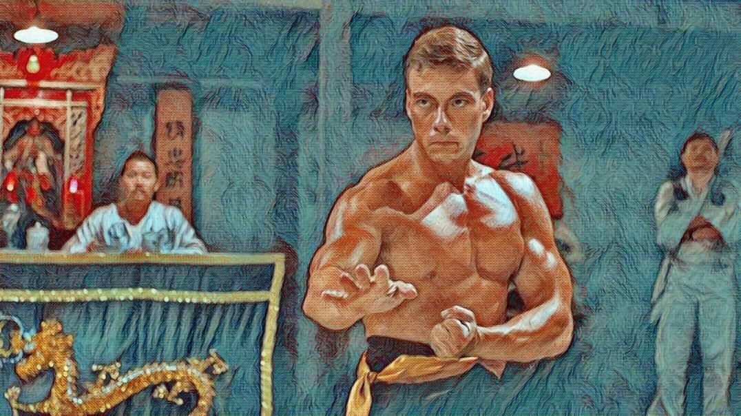 An impressionistic rendition of Frank Dux.